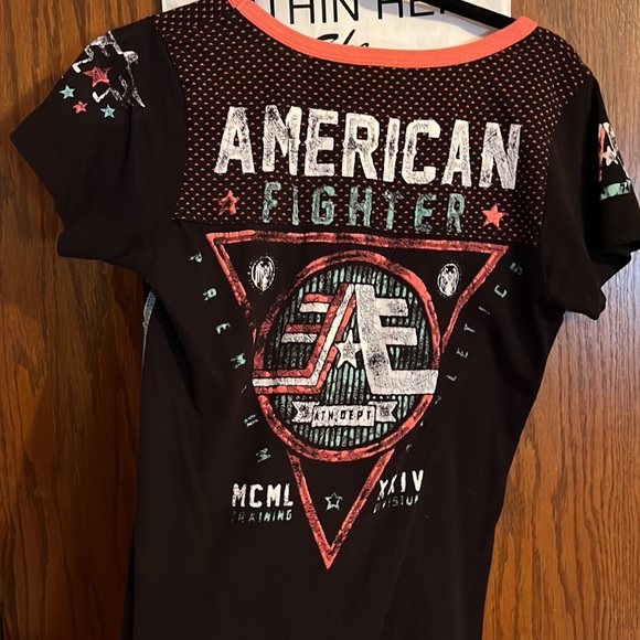 Women’s American fighter T-shirt size Medium - Picture 2 of 2